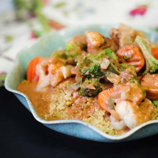 Creamy Vegan Vegetable Masala: Customize Your Spice Level